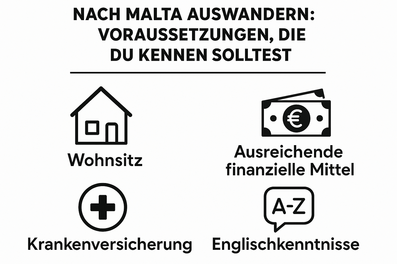 Schaubild Malta Ltd. und Malta Holding: Wann sich welche Unternehmensform für Online-Unternehmer lohnt, Thema Malta auswandern