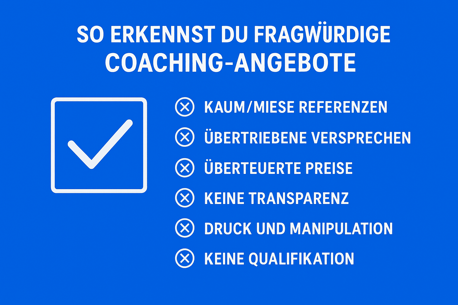 fragwurdige online coaching angebote erkennen online coaching business