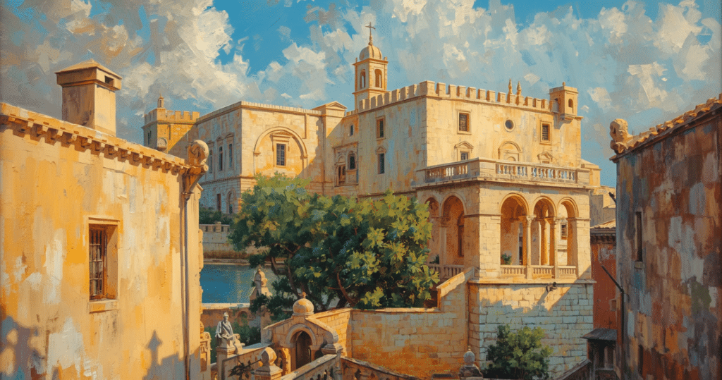 Historische Altstadt von Malta, beliebter Standort für Malta Ltd. Unternehmensgründung