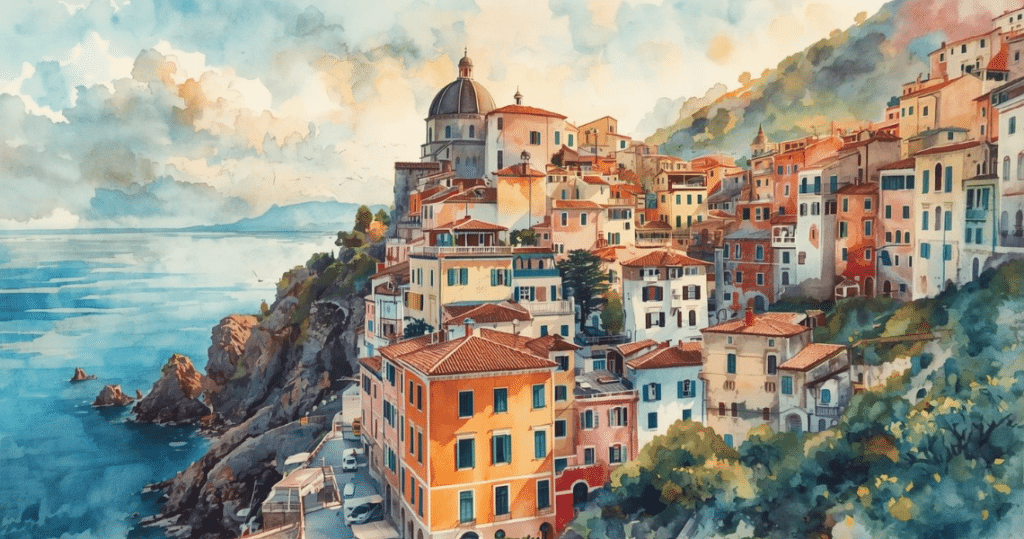 Bunte Küstenstadt Ligurien: auswandern ligurien, als schweizer rentner nach Italien auswandern, deutsche auswanderer in Italien