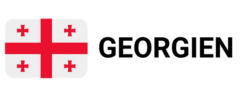 Georgische Flagge – Auswandern nach Georgien, Erfahrungen, Leben und Arbeiten für deutsche Auswanderer