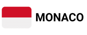 Die Flagge von Monaco, perfektes Symbol für alle, die über das Auswandern nach Monaco nachdenken