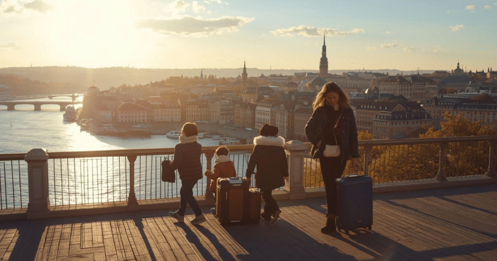 nach schweden auswandern familie: Auswanderer starten neues Leben als Familie in Stockholm, Schweden