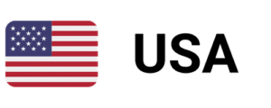 Amerikanische Flagge als Zeichen für Auswandern in die USA und nach Amerika ziehen