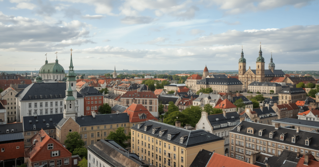 Panorama von Tallinn – perfekte Darstellung für nach Estland auswandern, estland auswandern und auswandern nach Estland