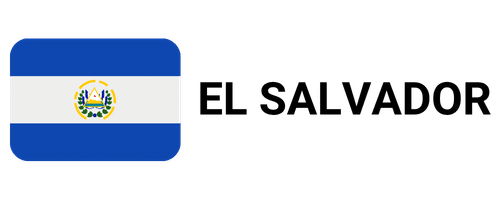 Die Nationalflagge von El Salvador, Blau-Weiß-Blau mit Staatswappen, als Symbol für Auswanderung nach El Salvador.
