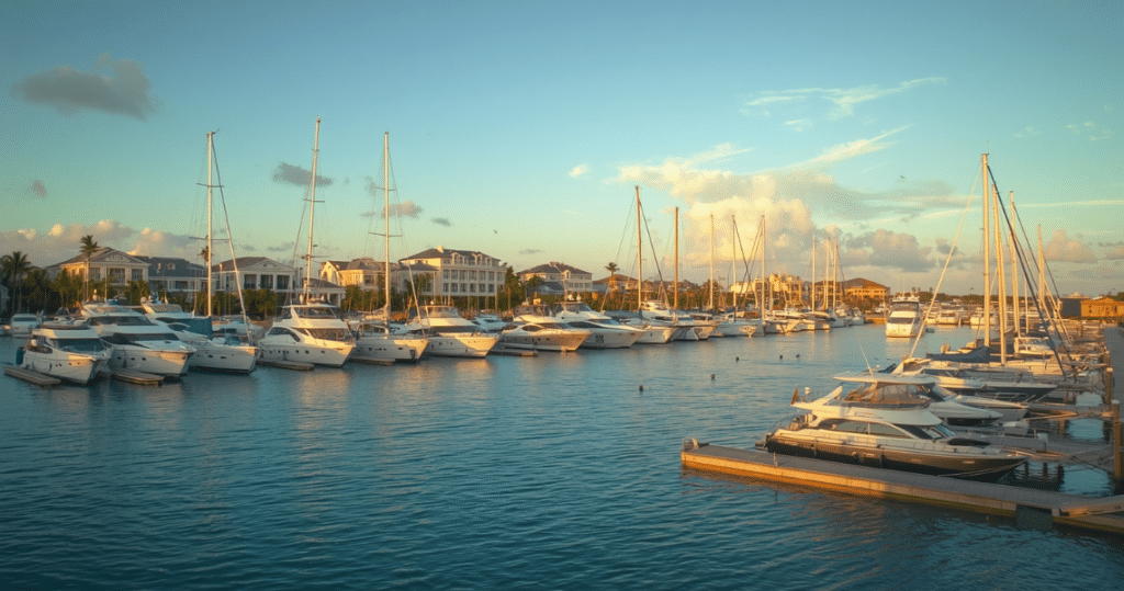 Yachthafen Bahamas, luxuriöses Leben, auswandern auf die bahamas, bahamas auswandern, Leben nach auswandern bahamas