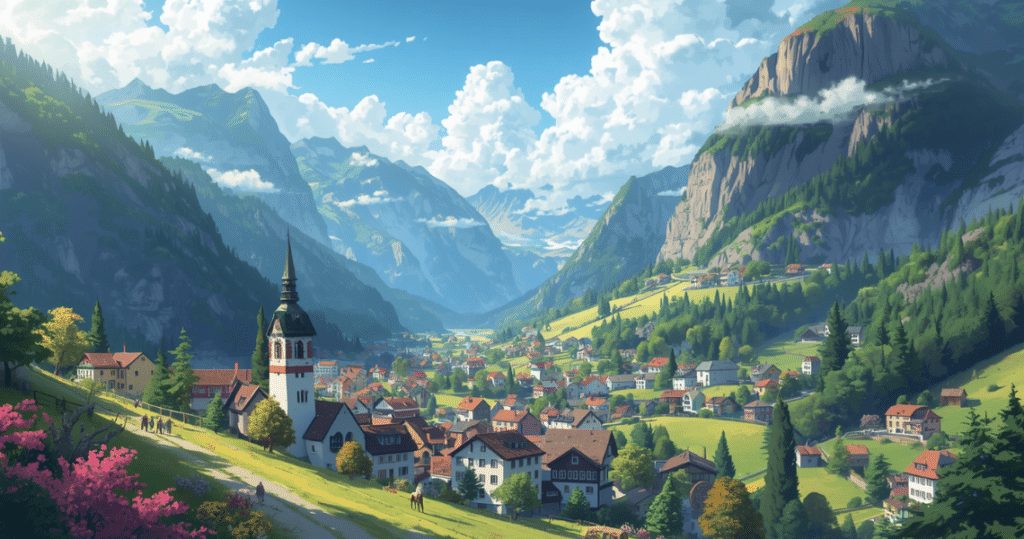 Zentral gelegene Stadt mit Bergen in Liechtenstein – ideal für deutsche Auswanderer und Rentner, die nach Liechtenstein auswandern möchten und Erfahrungsberichte suchen