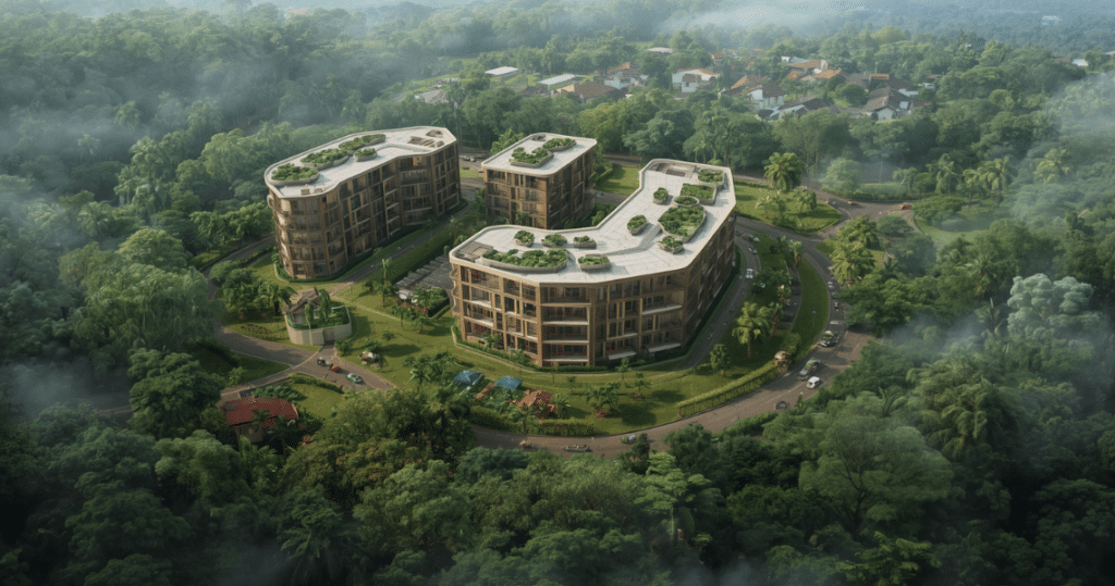Innovative Apartmentanlagen und grünes Wohnen in der Próspera ZEDE Honduras, perfekte Lebensqualität für Unternehmer, Investoren und Auswanderer